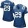 Women's Colts #29 Malik Hooker Royal Blue Team Color Stitched NFL Elite Jersey