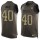 Nike Colts #40 Spencer Ware Green Men's Stitched NFL Limited Salute To Service Tank Top Jersey