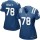 Women's Colts #78 Ryan Kelly Royal Blue Team Color Stitched NFL Elite Jersey