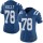 Women's Colts #78 Ryan Kelly Royal Blue Stitched NFL Limited Rush Jersey
