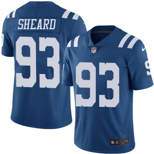 Nike Colts #93 Jabaal Sheard Royal Blue Men's Stitched NFL Limited Rush Jersey