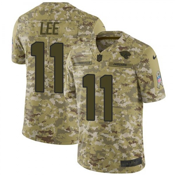 Nike Jaguars #11 Marqise Lee Camo Men's Stitched NFL Limited 2018 Salute To Service Jersey