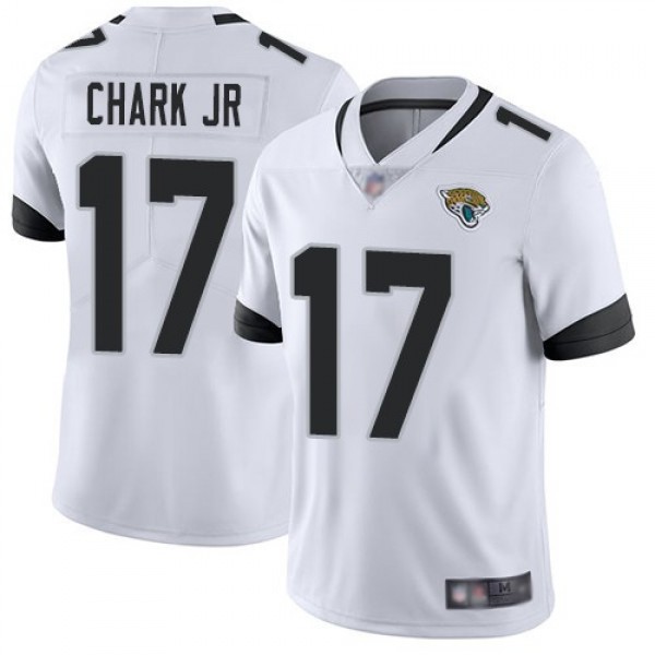 Nike Jaguars #17 DJ Chark Jr White Men's Stitched NFL Vapor Untouchable Limited Jersey