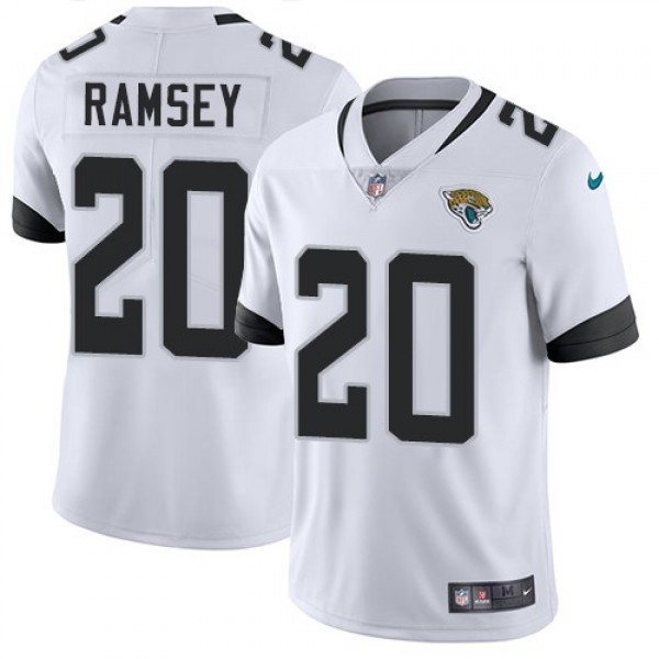 Nike Jaguars #20 Jalen Ramsey White Men's Stitched NFL Vapor Untouchable Limited Jersey