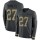 Nike Jaguars #27 Leonard Fournette Anthracite Salute to Service Men's Stitched NFL Limited Therma Long Sleeve Jersey