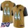 Nike Jaguars #44 Myles Jack Gold Men's Stitched NFL Limited Rush 100th Season Jersey