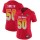 Women's Jaguars #50 Telvin Smith Red Stitched NFL Limited AFC 2018 Pro Bowl Jersey