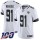 Nike Jaguars #91 Yannick Ngakoue White Men's Stitched NFL 100th Season Vapor Limited Jersey