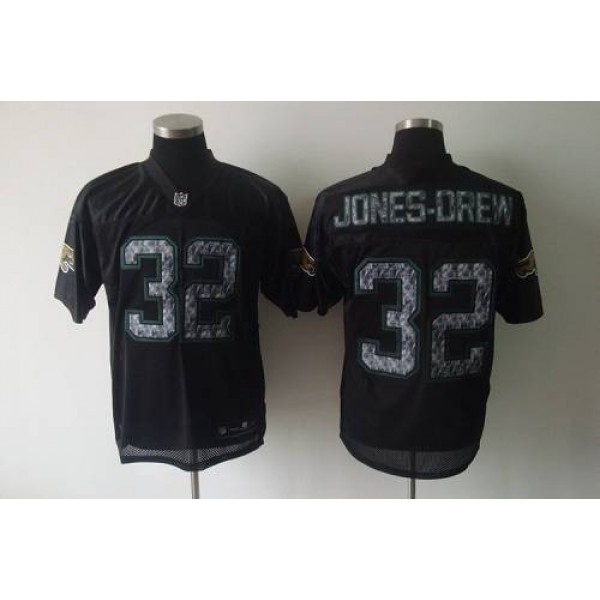 Sideline Black United Jaguars #32 Jones-Drew Black Stitched NFL Jersey