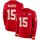 Men's Chiefs #15 Patrick Mahomes Red Team Color Men's Stitched NFL Limited Therma Long Sleeve Jersey