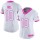 Women's Chiefs #10 Tyreek Hill White Pink Stitched NFL Limited Rush Jersey