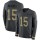 Nike Chiefs #15 Patrick Mahomes Anthracite Salute to Service Men's Stitched NFL Limited Therma Long Sleeve Jersey