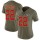 Women's Chiefs #22 Marcus Peters Olive Stitched NFL Limited 2017 Salute to Service Jersey