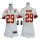 Women's Chiefs #29 Eric Berry White With C Patch Stitched NFL Elite Jersey