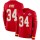 Nike Chiefs #34 Carlos Hyde Red Team Color Men's Stitched NFL Limited Therma Long Sleeve Jersey