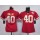 Women's Chiefs #40 Peyton Hillis Red Team Color Stitched NFL Elite Jersey