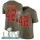 Nike Chiefs #42 Anthony Sherman Olive Super Bowl LIV 2020 Men's Stitched NFL Limited 2017 Salute To Service Jersey