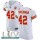 Nike Chiefs #42 Anthony Sherman White Super Bowl LIV 2020 Men's Stitched NFL New Elite Jersey