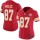 Women's Chiefs #87 Travis Kelce Red Team Color Stitched NFL Vapor Untouchable Limited Jersey