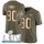 Nike Chiefs #90 Emmanuel Ogbah Olive/Gold Super Bowl LIV 2020 Men's Stitched NFL Limited 2017 Salute To Service Jersey