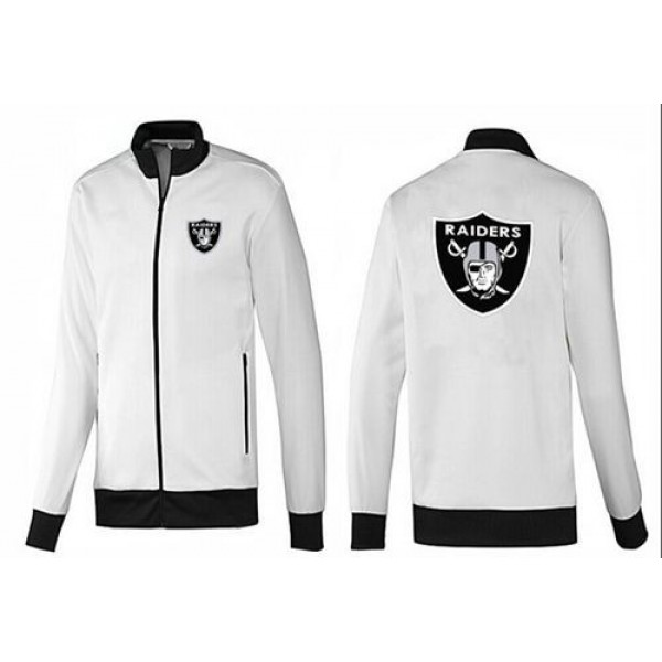 NFL Las Vegas Raiders Team Logo Jacket White_1