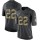 Nike Raiders #22 Isaiah Crowell Black Men's Stitched NFL Limited 2016 Salute To Service Jersey