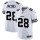 Nike Raiders #28 Josh Jacobs White Men's Stitched NFL Limited Team Logo Fashion Jersey