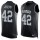 Nike Raiders #42 Karl Joseph Black Team Color Men's Stitched NFL Limited Tank Top Jersey