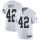 Nike Raiders #42 Ronnie Lott White Men's Stitched NFL Vapor Untouchable Limited Jersey
