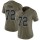 Women's Raiders #72 Donald Penn Olive Stitched NFL Limited 2017 Salute to Service Jersey
