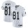 Nike Raiders #81 Tim Brown White Men's Stitched NFL Vapor Untouchable Limited Jersey
