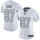 Women's Raiders #87 Jared Cook White Stitched NFL Limited Rush Jersey