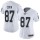 Women's Raiders #87 Jared Cook White Stitched NFL Vapor Untouchable Limited Jersey