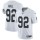Nike Raiders #92 P.J. Hall White Men's Stitched NFL Vapor Untouchable Limited Jersey