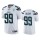 Los Angeles Chargers #99 Jerry Tillery White 60th Anniversary Vapor Limited NFL Jersey
