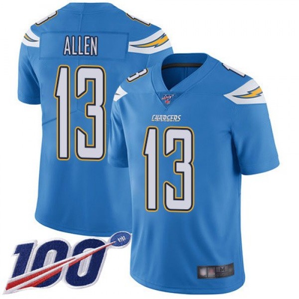 Nike Chargers #13 Keenan Allen Electric Blue Alternate Men's Stitched NFL 100th Season Vapor Limited Jersey