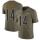Nike Chargers #14 Dan Fouts Olive Men's Stitched NFL Limited 2017 Salute to Service Jersey