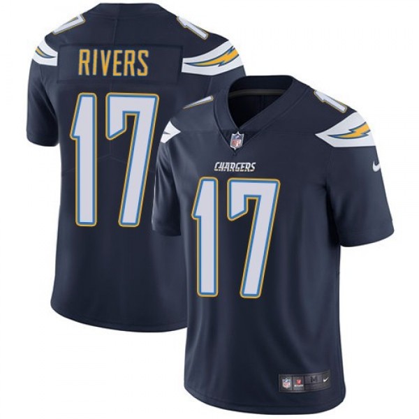 Nike Chargers #17 Philip Rivers Navy Blue Team Color Men's Stitched NFL Vapor Untouchable Limited Jersey