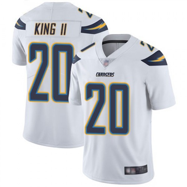 Nike Chargers #20 Desmond King II White Men's Stitched NFL Vapor Untouchable Limited Jersey