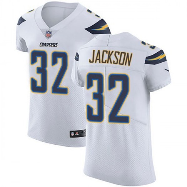 Nike Chargers #32 Justin Jackson White Men's Stitched NFL Vapor Untouchable Elite Jersey