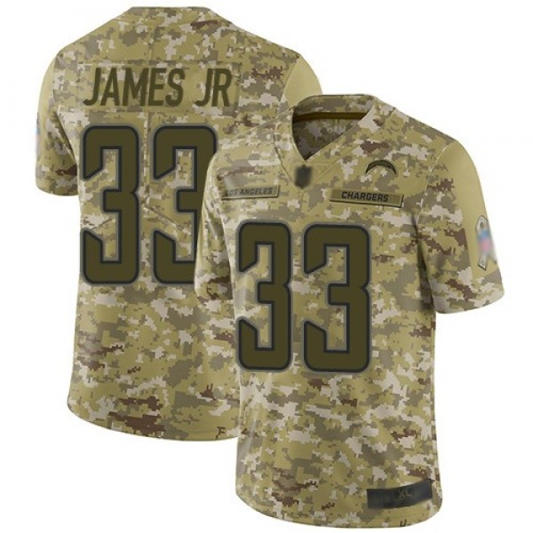 Nike Chargers #33 Derwin James Jr Camo Men's Stitched NFL Limited 2018 Salute To Service Jersey