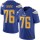 Nike Chargers #76 Russell Okung Electric Blue Men's Stitched NFL Limited Rush Jersey