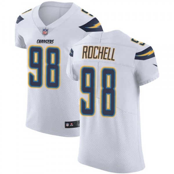 Nike Chargers #98 Isaac Rochell White Men's Stitched NFL Vapor Untouchable Elite Jersey