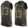 Nike Rams #13 Kurt Warner Green Men's Stitched NFL Limited Salute To Service Tank Top Jersey