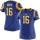 Women's Rams #16 Jared Goff Royal Blue Alternate Stitched NFL Elite Jersey