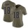 Women's Rams #18 Cooper Kupp Olive Stitched NFL Limited 2017 Salute to Service Jersey