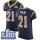 Nike Rams #21 Aqib Talib Navy Blue Team Color Super Bowl LIII Bound Men's Stitched NFL Vapor Untouchable Elite Jersey