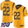 Nike Rams #22 Marcus Peters Gold Men's Stitched NFL Limited Rush 100th Season Jersey