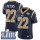 Nike Rams #22 Marcus Peters Navy Blue Team Color Super Bowl LIII Bound Men's Stitched NFL Vapor Untouchable Limited Jersey