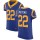 Nike Rams #22 Marcus Peters Royal Blue Alternate Men's Stitched NFL Vapor Untouchable Elite Jersey